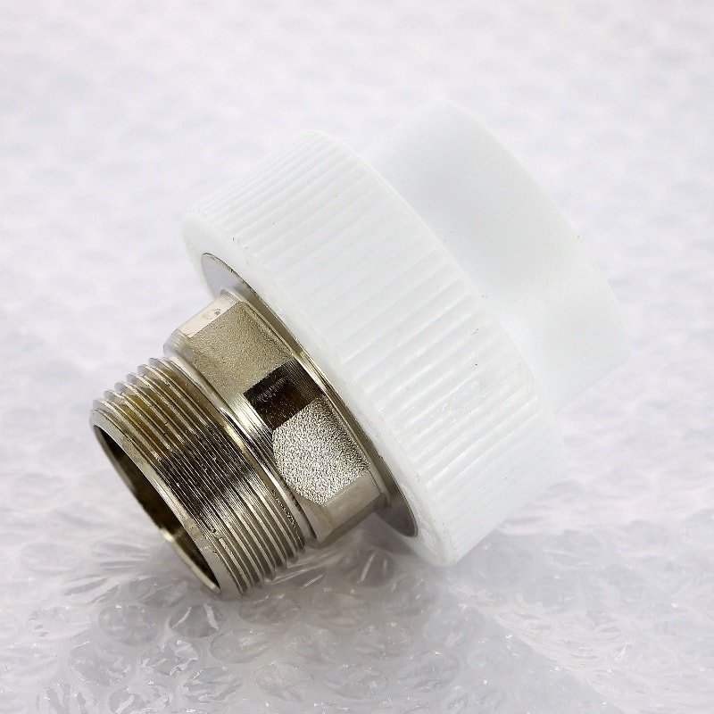 Муфта под ключ 40 х 1"1/4 (НР) PRO AQUA полипропиленовая PP-R