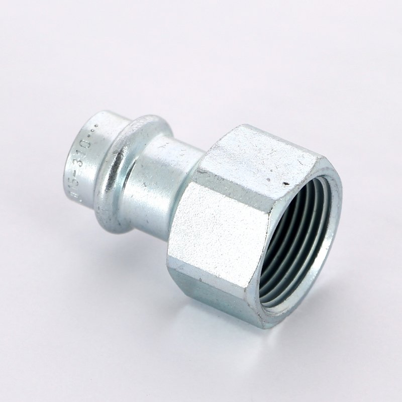 Муфта пресс-В 15x1" оцинкованная сталь Prestabo VIEGA