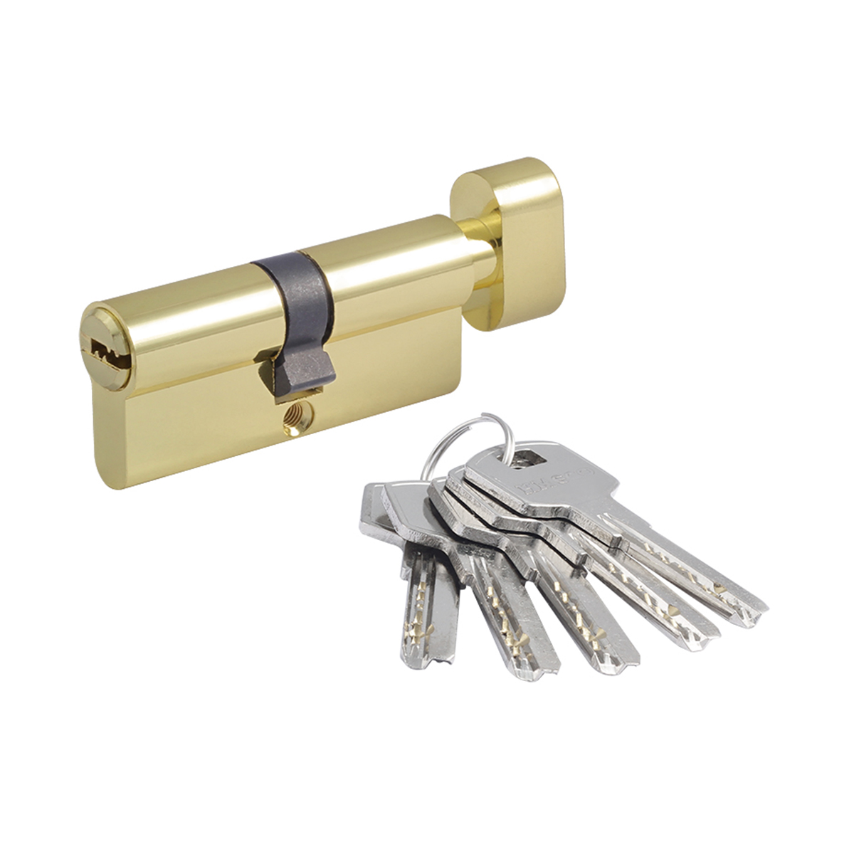 Цилиндров. механизм есо-std z лпв-70 (35-35) (ключ/вертушка) золото (1/10/80) "нора-м"