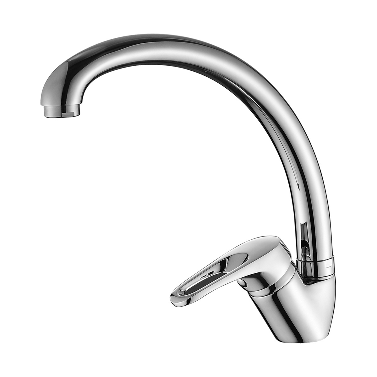 Смеситель для кухни dr21021 высокий поворотн. излив (1/12) "decoroom"