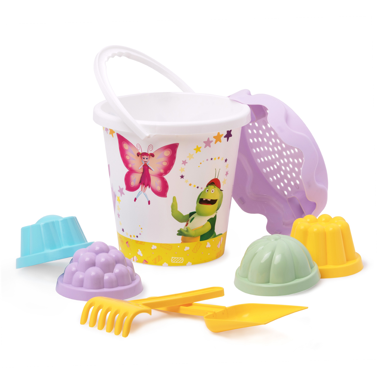 Набор для игры с песком "лунтик" (1/16)  "альтернатива" м8455