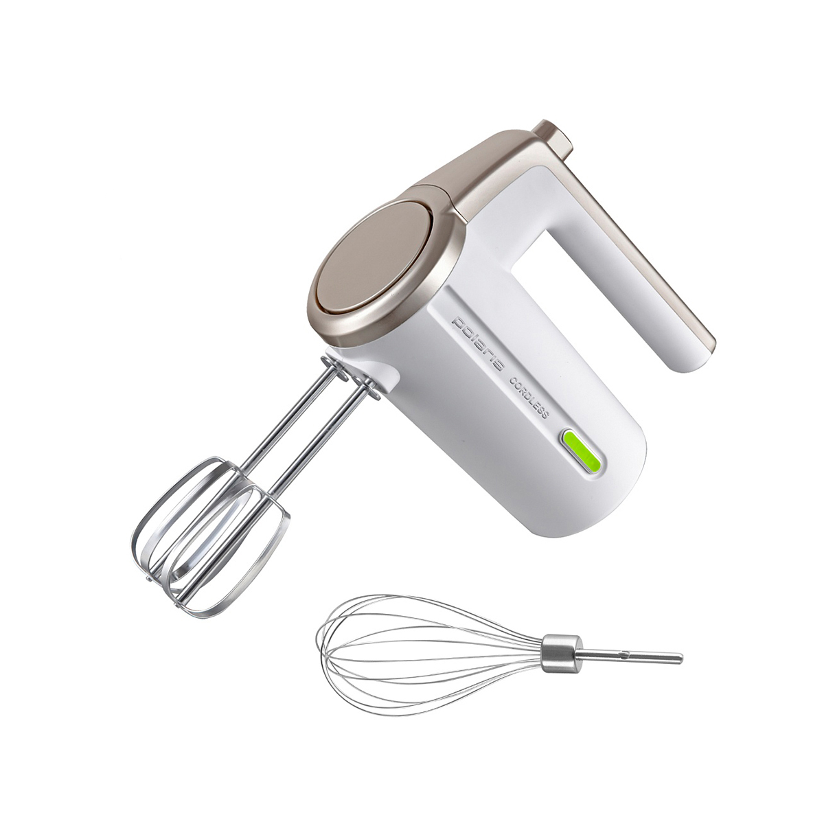 Миксер phm 2024 "cordless" 3 скорости, 200 вт (белый) (1/6) "polaris"