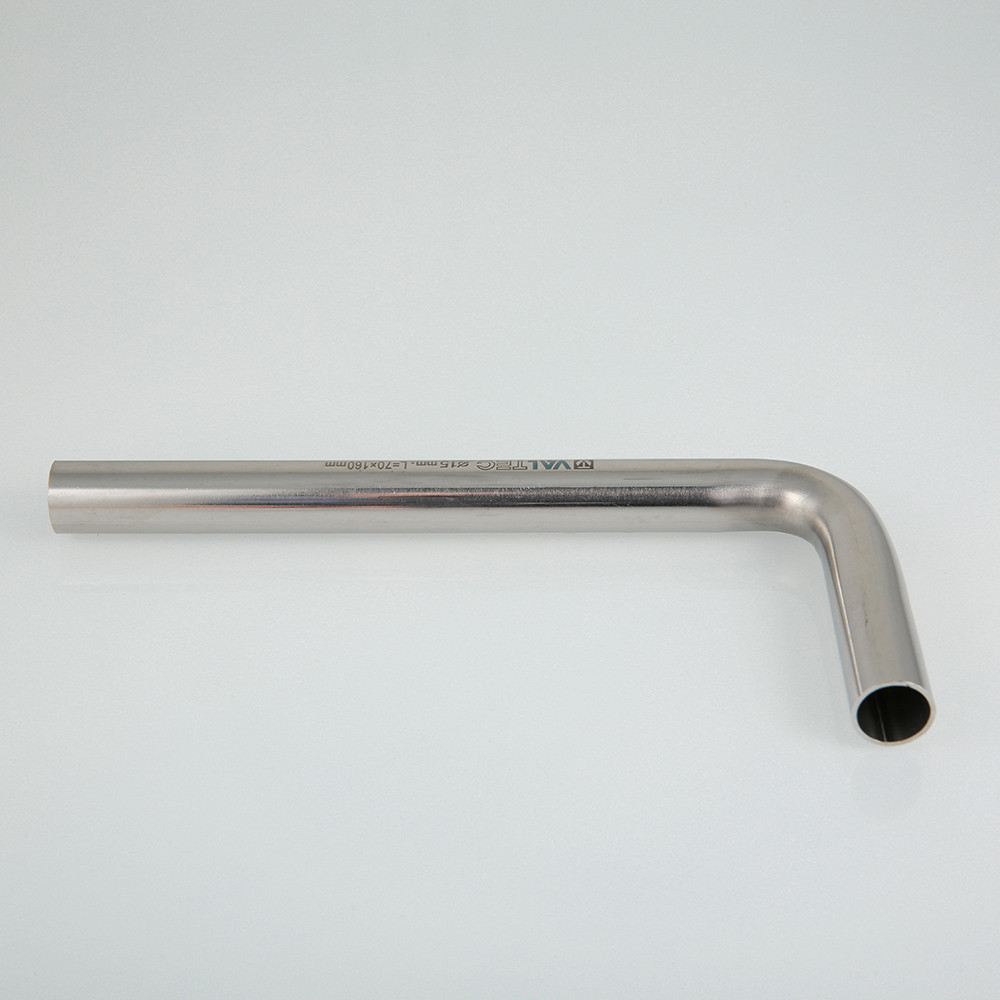 Отвод пресс 15 x 70 x 160 мм 90° нержавеющая сталь VALTEC