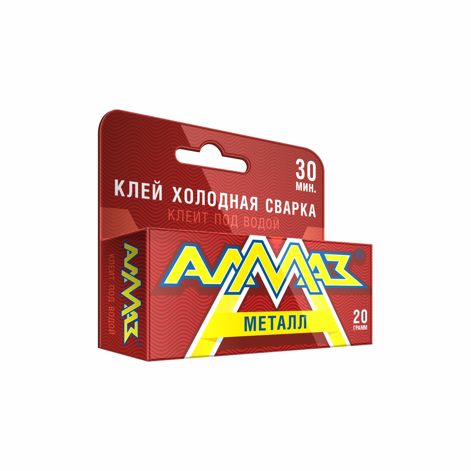 Клей холодная сварка Алмаз металл 20 г