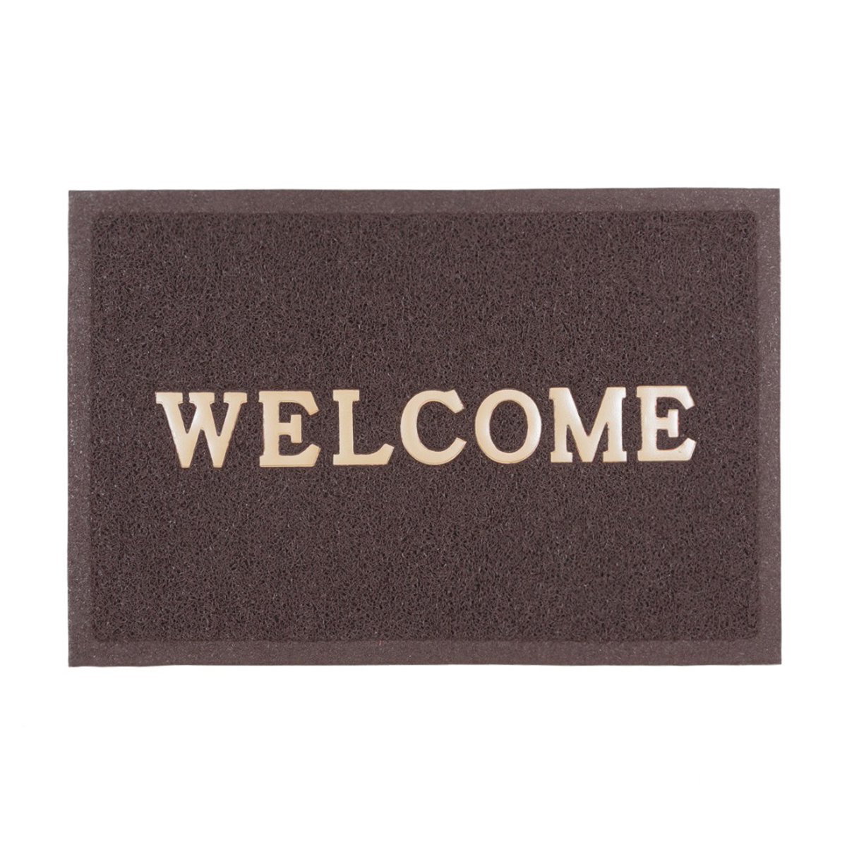 Коврик spongy "welcome" 40*60 см (коричневый) (1/20) "sunstep" 38-432