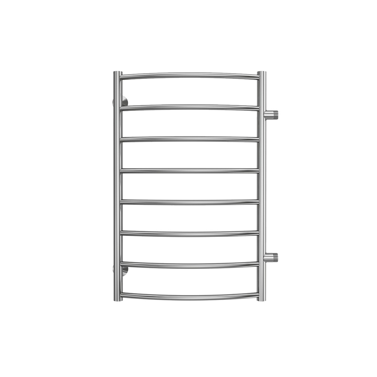 Полотенцесушитель водяной "классик" п8 500*800 боковое подключ. 500 (хром) "terminus"
