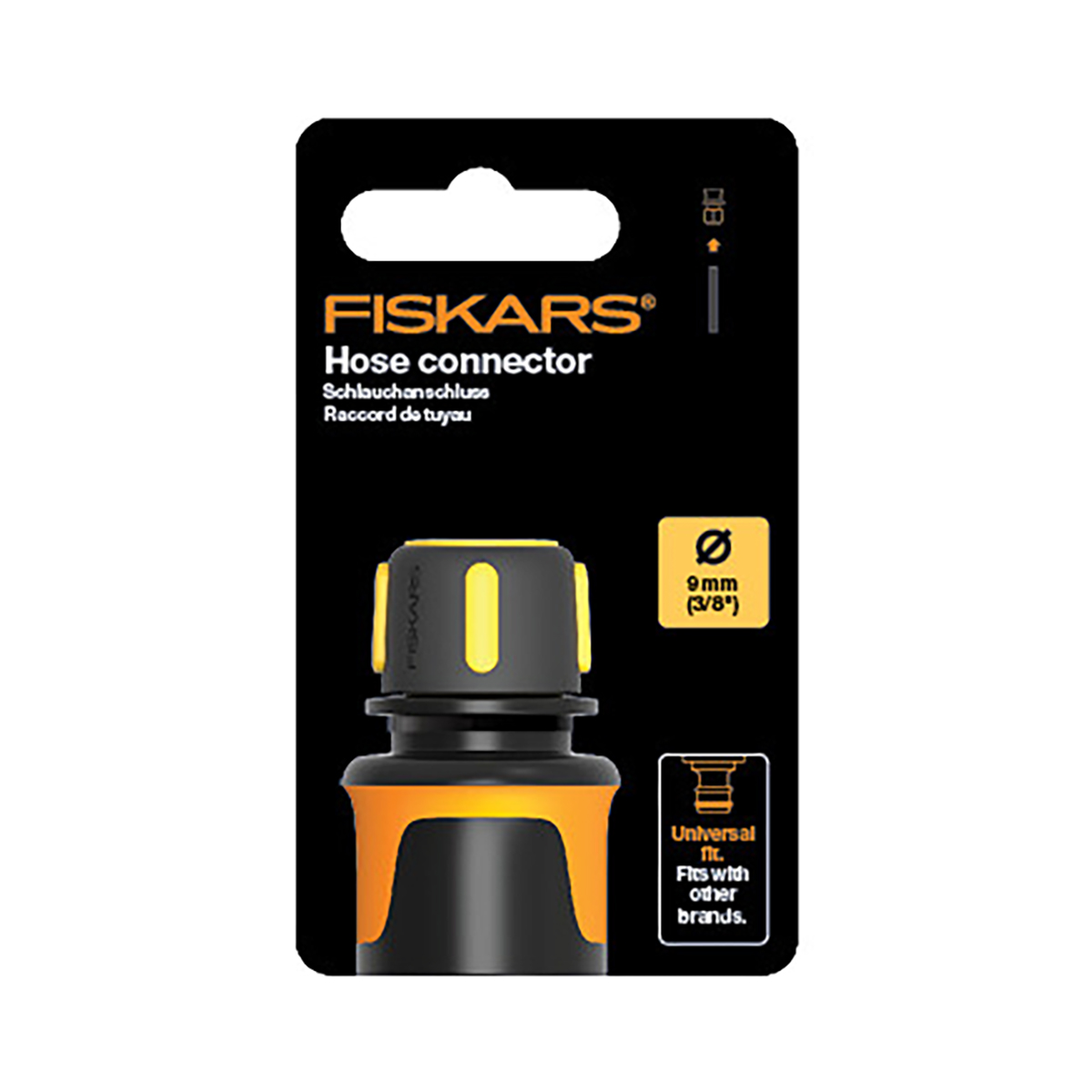 Коннектор для шлангов 3/8" (1/8) "fiskars" 1027071