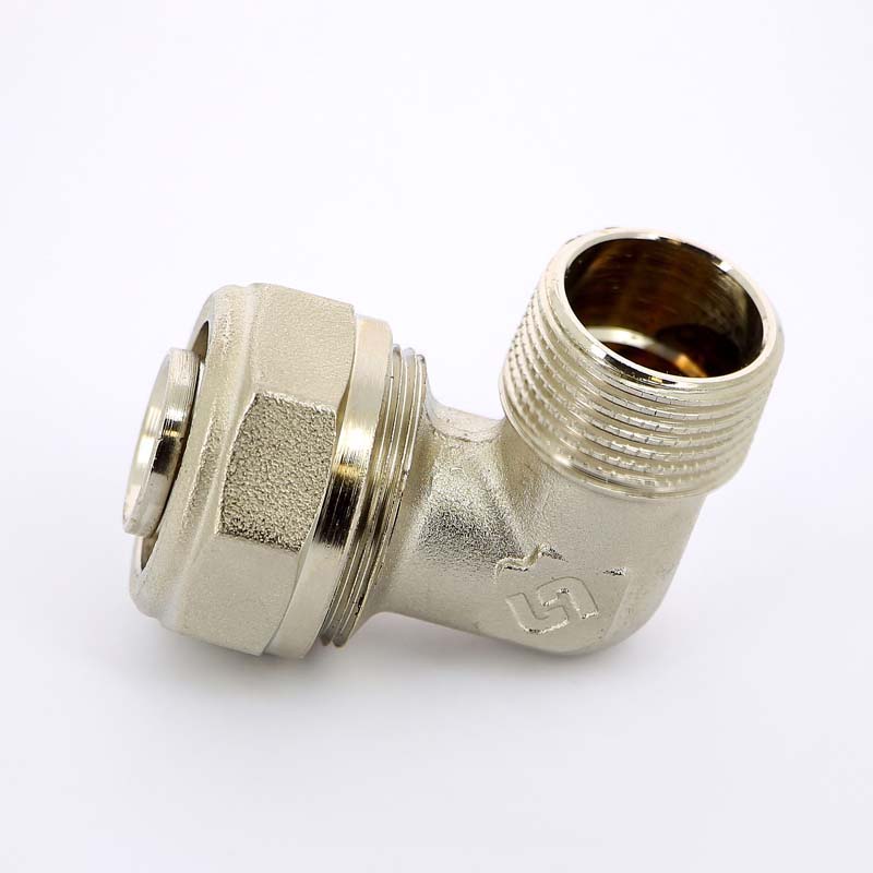 Угол обжимной НР 26 х 3/4" 90° UNI-FITT для м/п труб