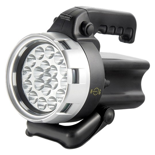 Фонарик поисковый, аккумуляторный, 19 светодиодов Stern (90533)