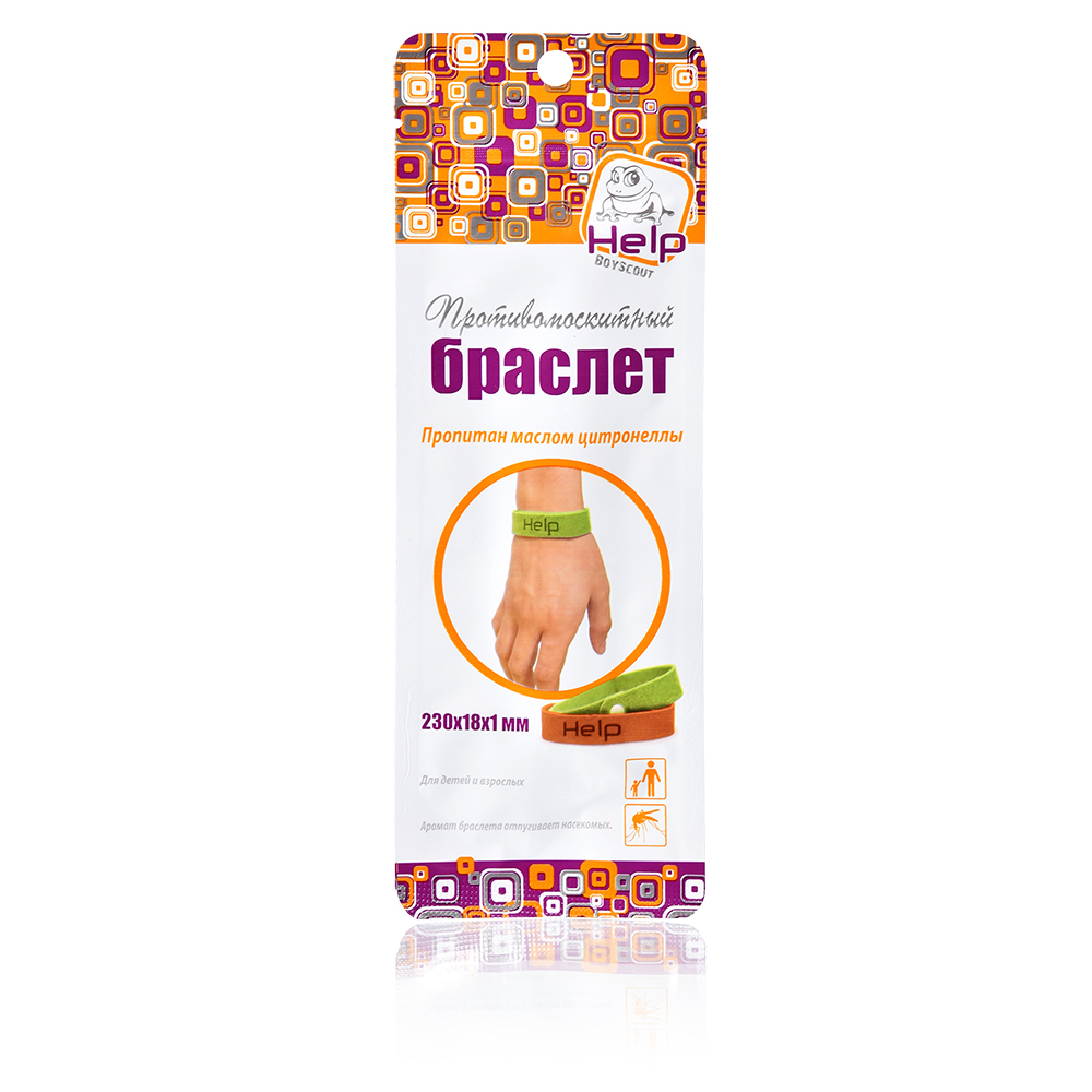 Средство от комаров (браслет) (1/48) "help" 80200