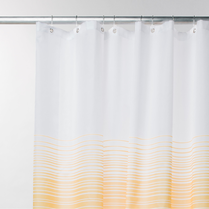 Штора для ванной 200*200 см (полиэстер) orange horizon (1/20) "iddis" 300p20ri11