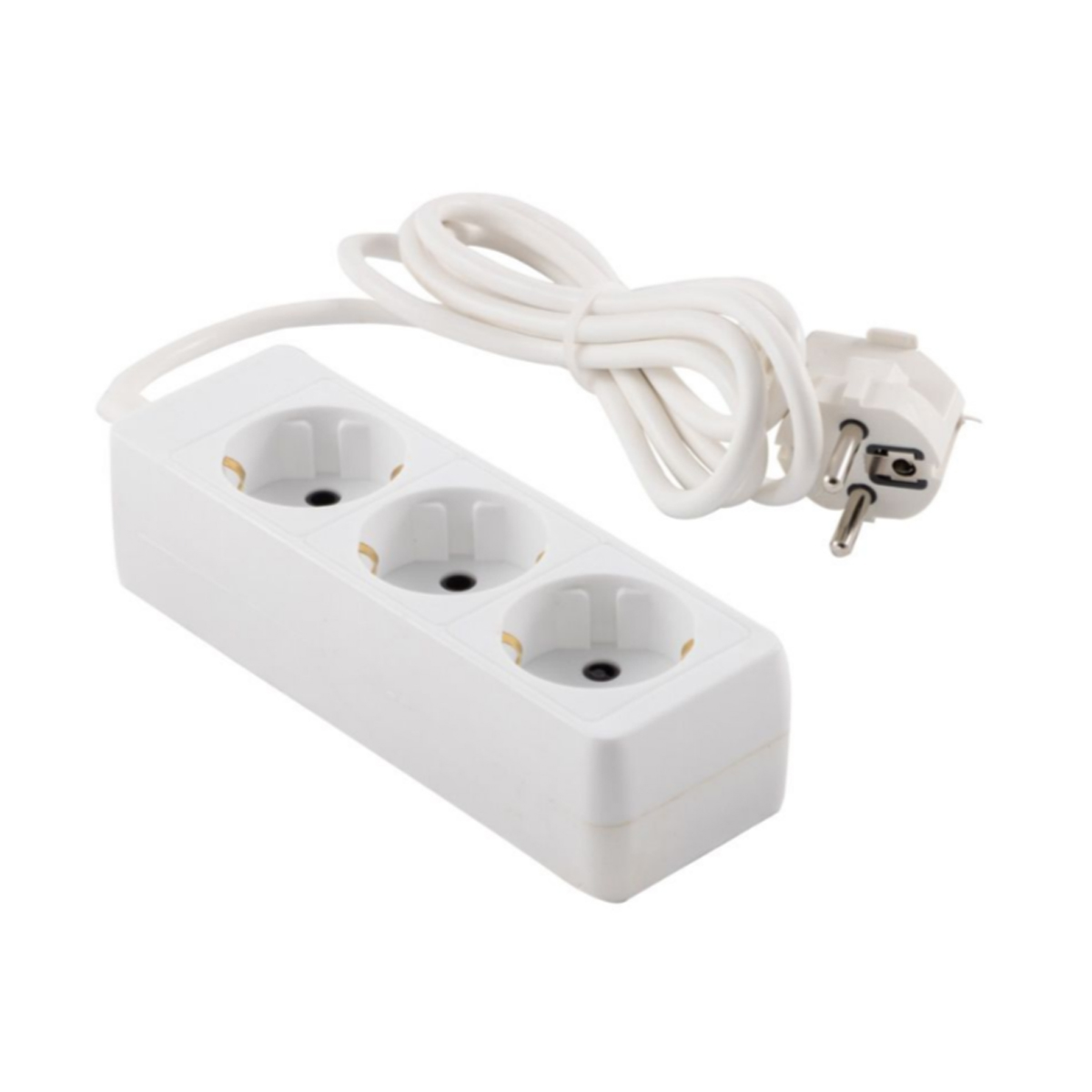 Удлинитель "engy гранд"  1,7 м, 3 розетки с заземл. (пвс 3 х 0,75), белый (1/30)
