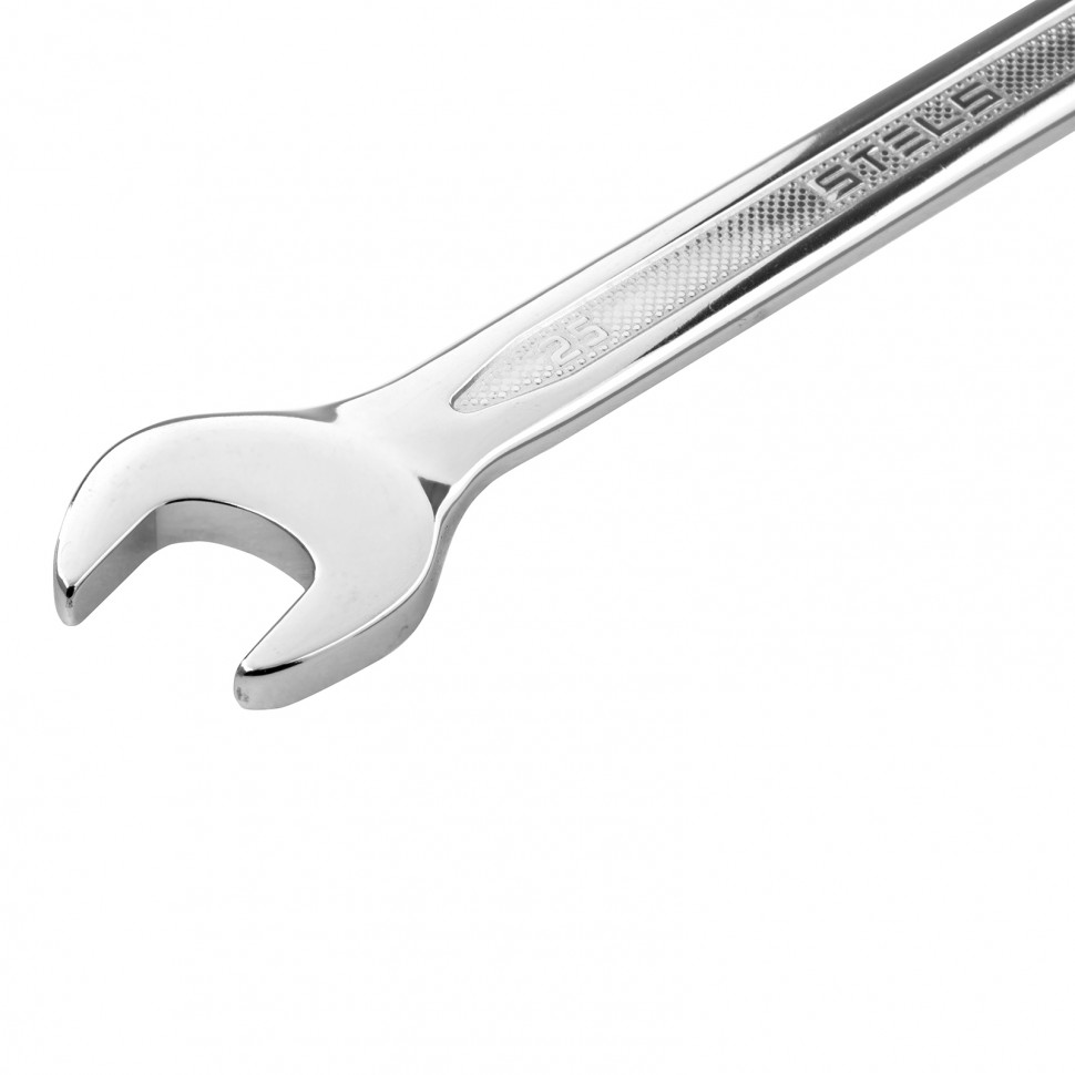 Ключ комбинированный, 25 мм, CrV, антислип Stels (15262)