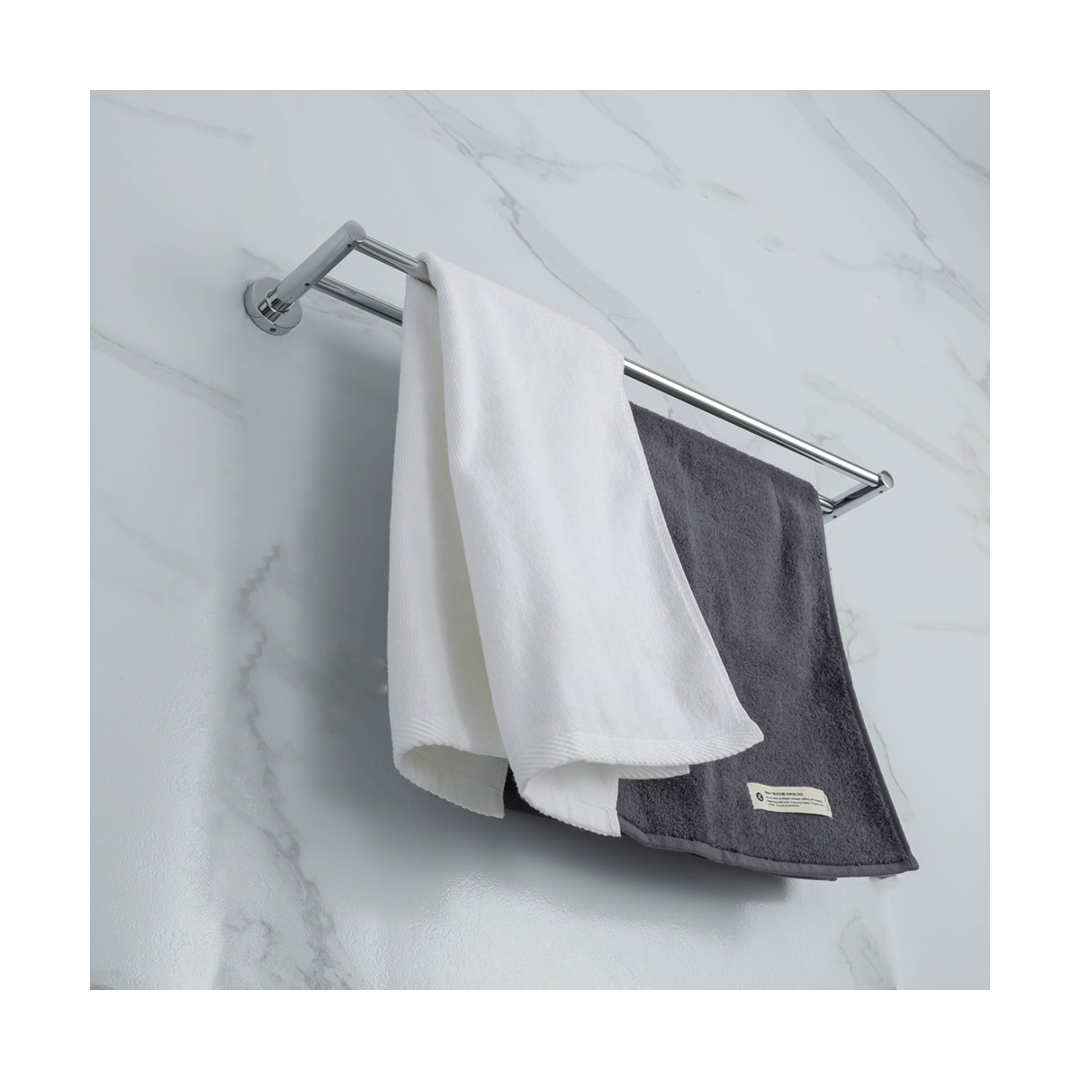 Полотенцедержатель двойной r15109 (нерж.сталь), хром (1/10/30) "frud"