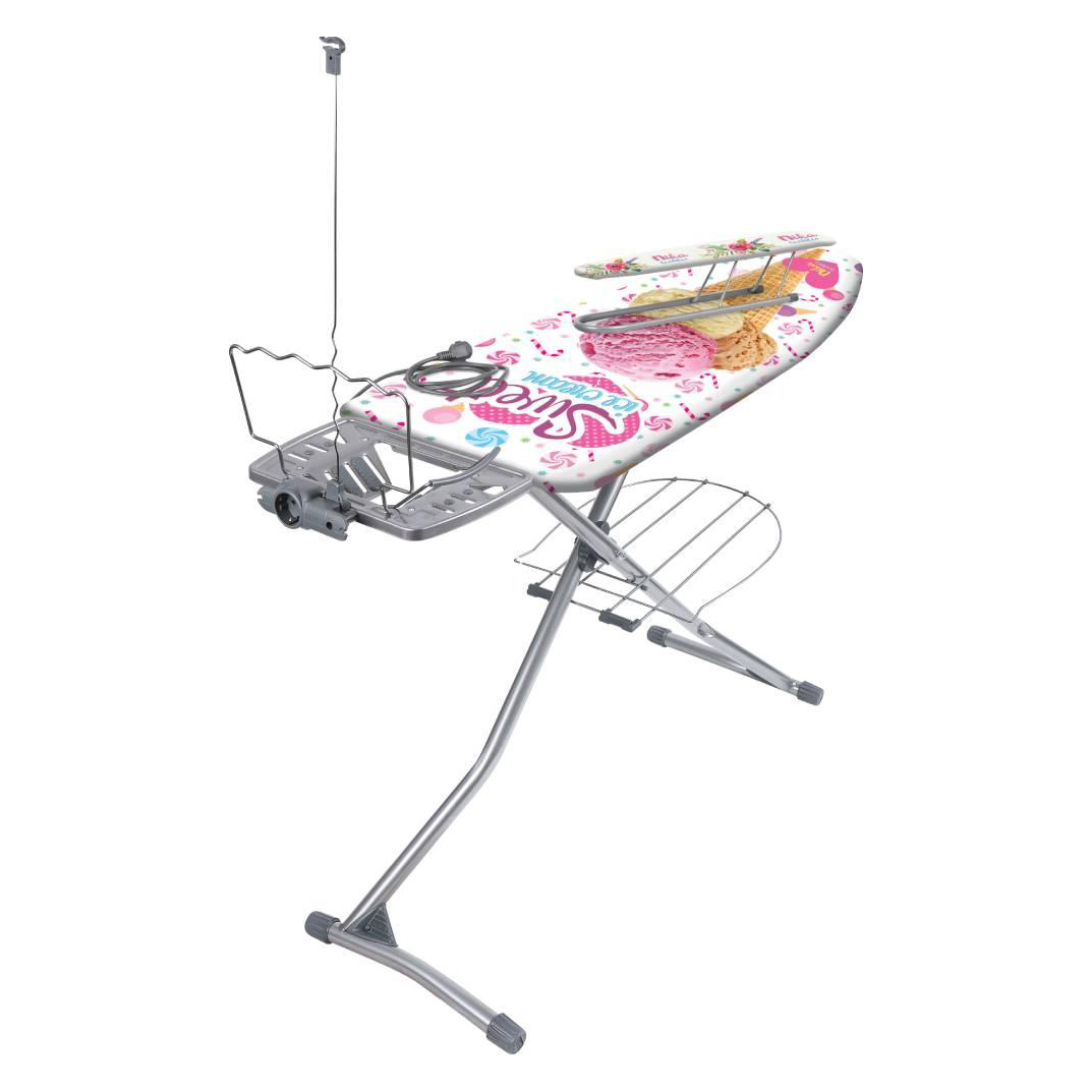 Доска гладильная "ника грант" (с мороженым) 122 х 40 см (1/3)  металл  "ника" нг/10