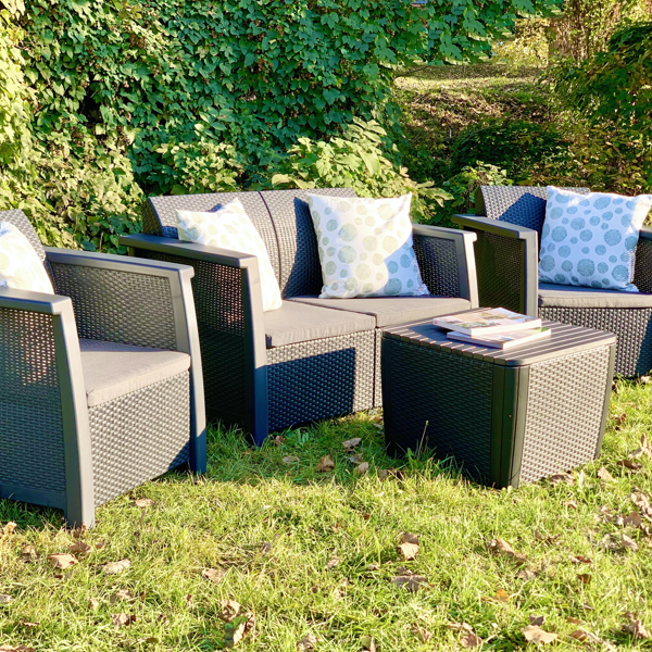 Комплект мебели Канзас (New Kansas set) графит