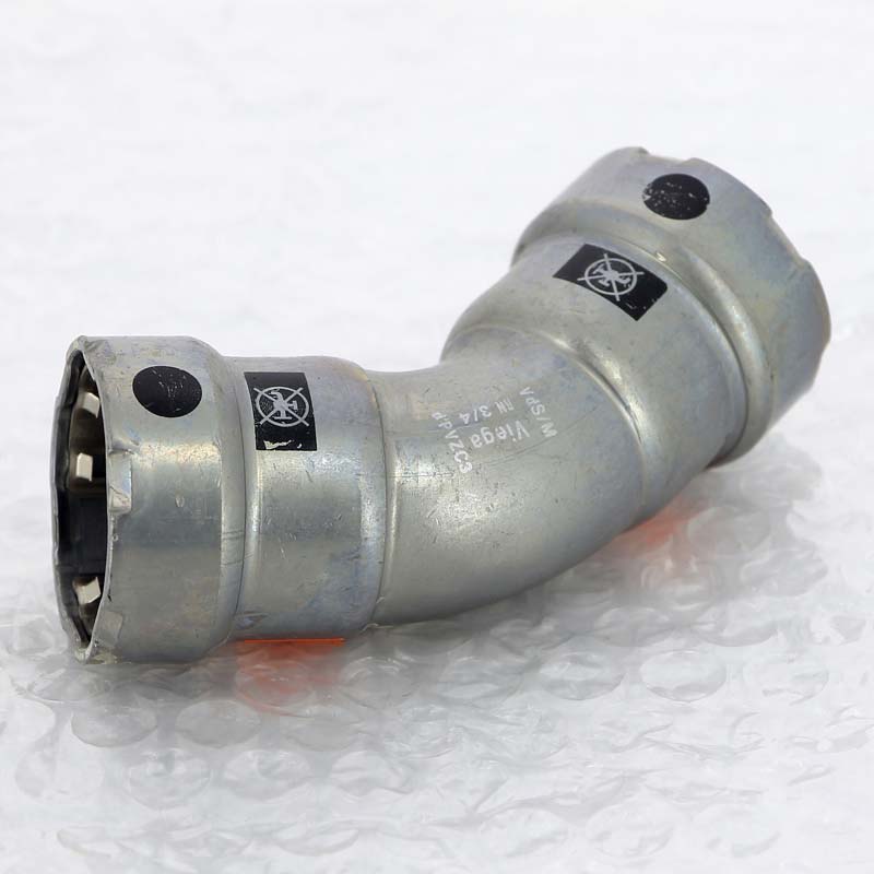 Угол 45 град. пресс оцинкованная сталь Megapress VIEGA 3/4"