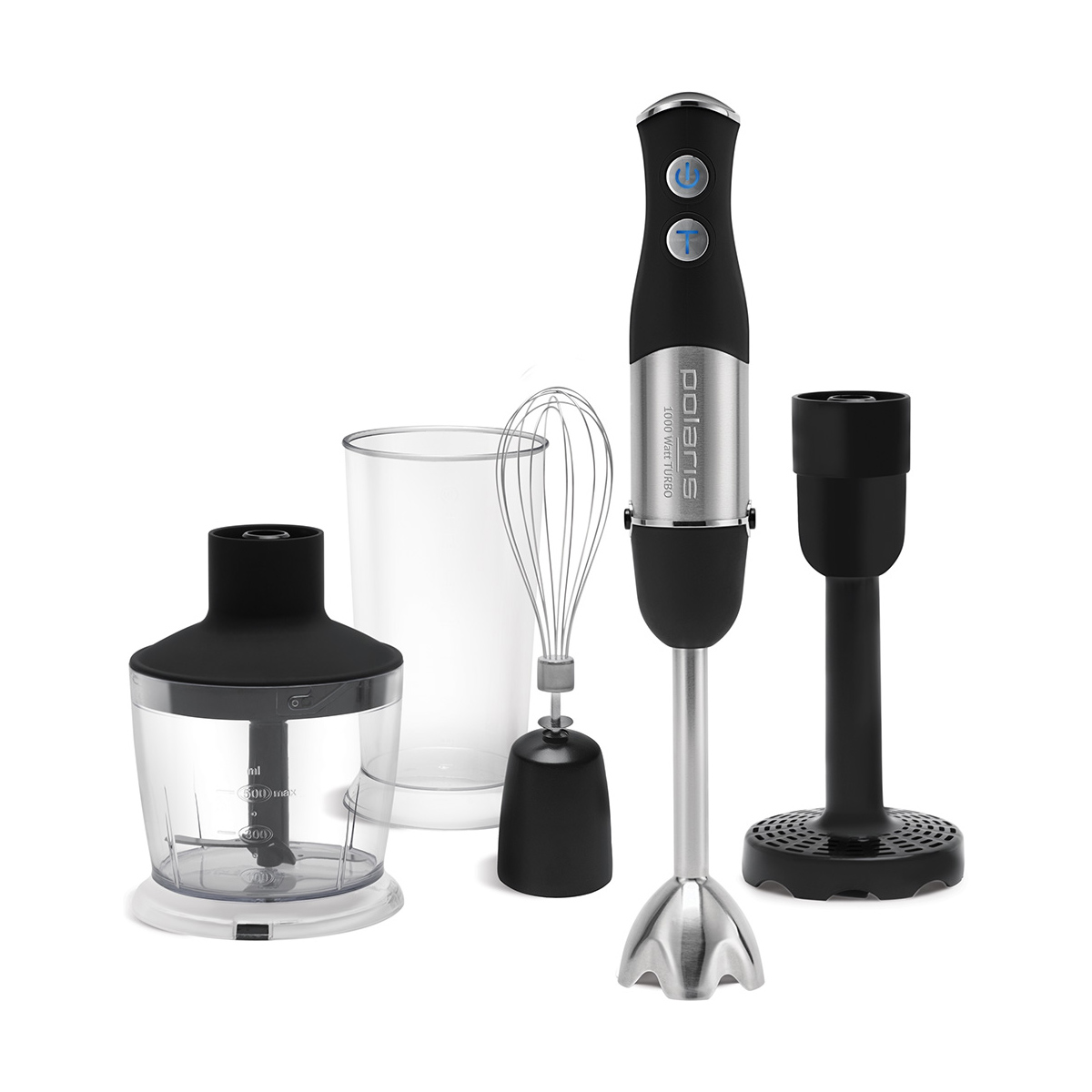 Блендер погружной phb 1066al, 1000 вт, 2 скорости (1/6) "polaris"