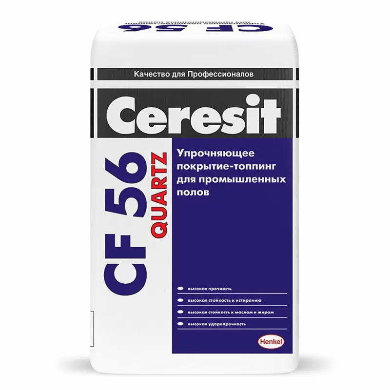 CERESIT CF 56 QUARTZ покрытие-топпинг упрочняющее для промышленных полов (25кг)