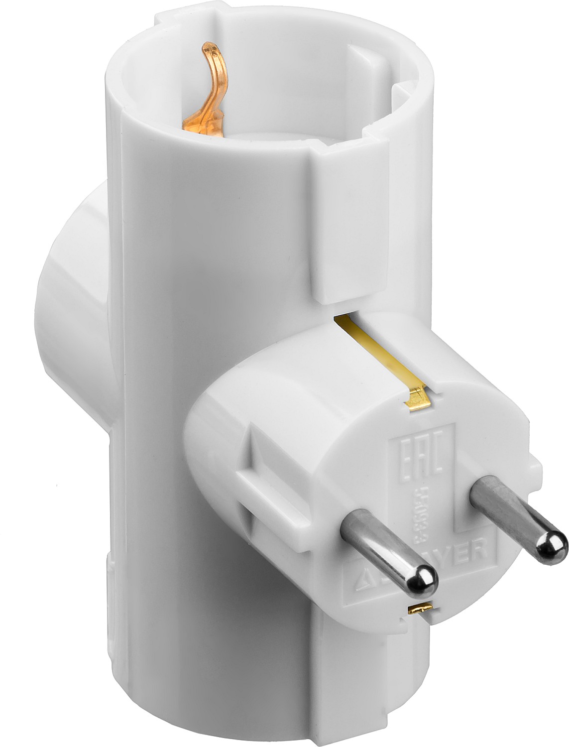 Разветвитель электрический MAXElectro, STAYER 55093-3, 3 гнезда, 16А/220В