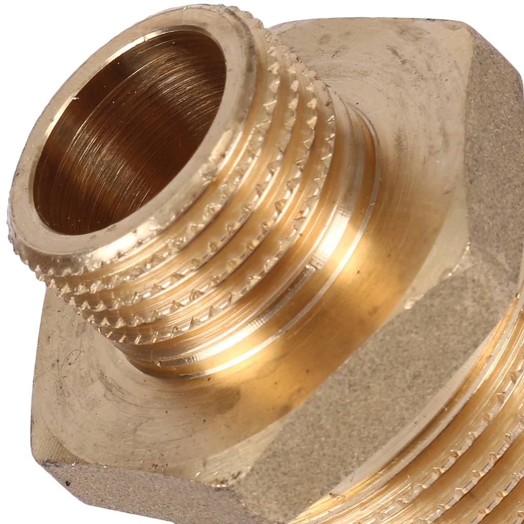 Ниппель резьбовой НР 1" x 3/4" латунь TIEMME