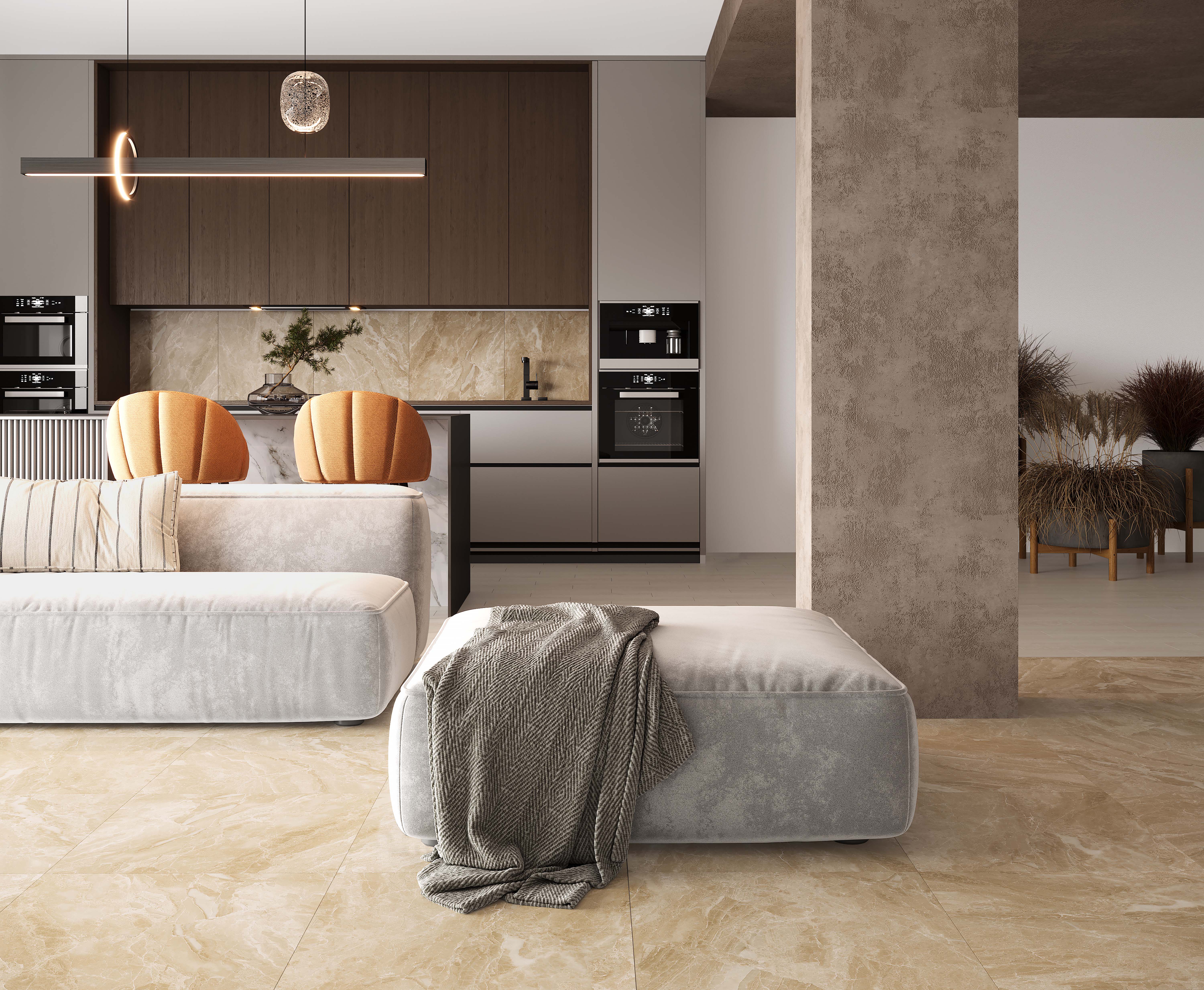 Gobi керамогранит коричневый 60x60