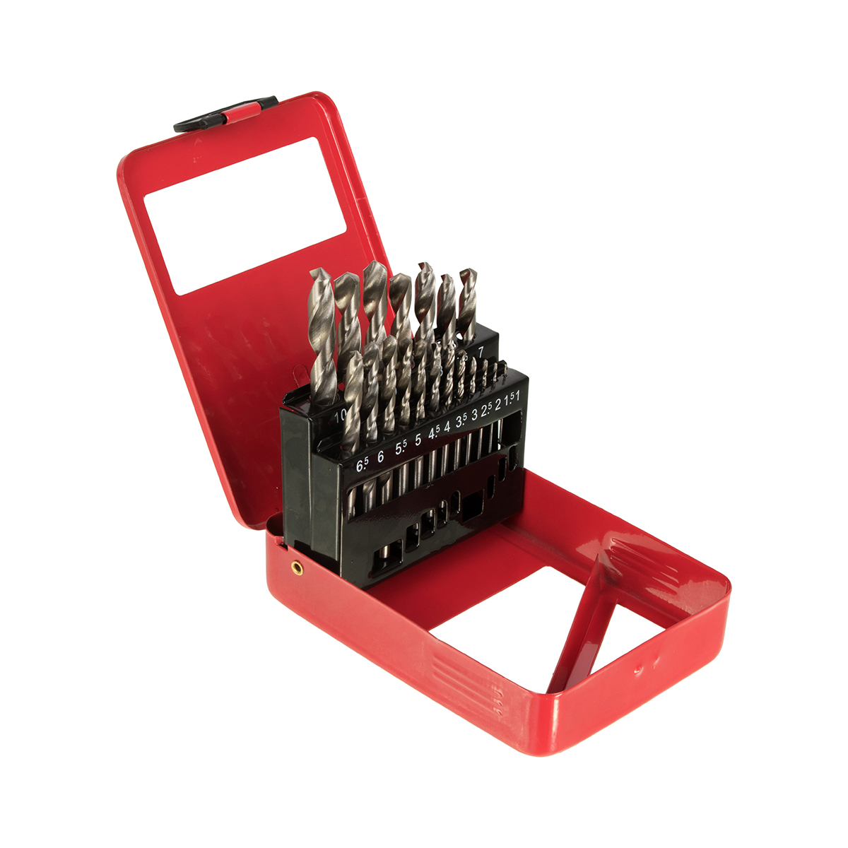 Сверла по металлу 1-10 мм набор 19 шт. (1/5) "вихрь"