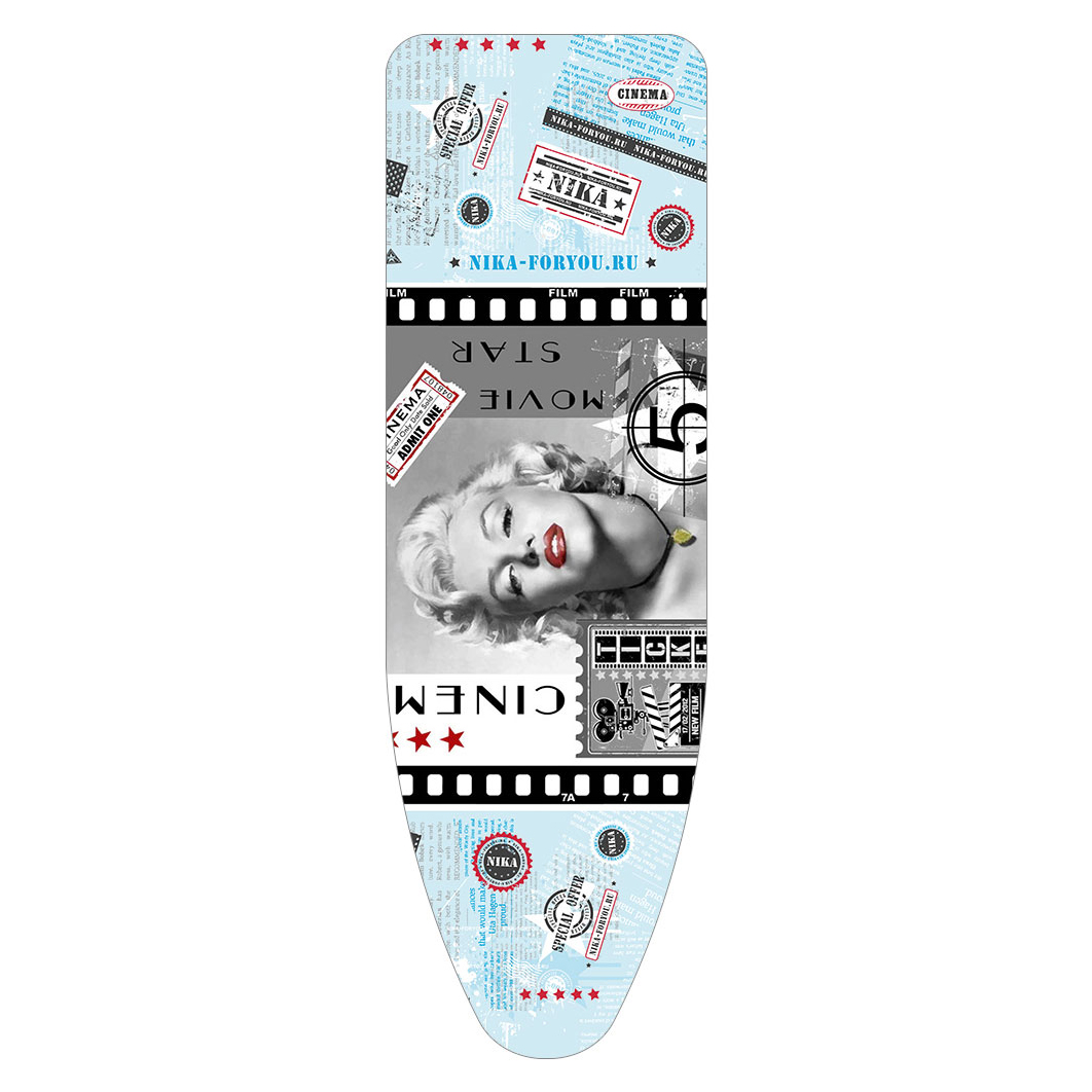 Чехол для гладильной доски с поролоном (129 х 51 см) (1/20) чп2  "ника"