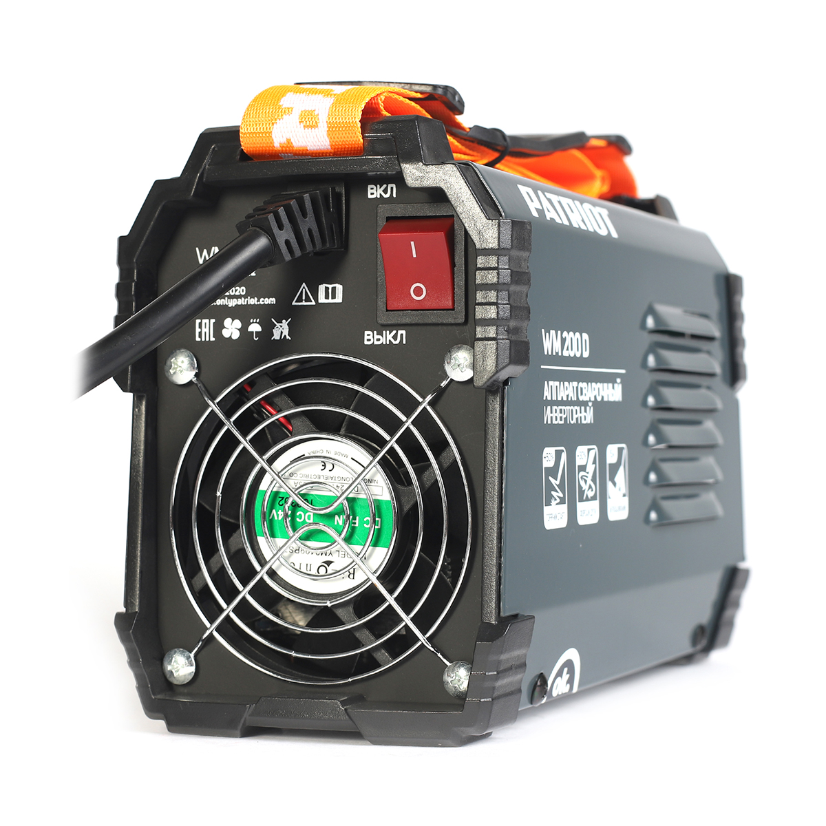 Сварочный аппарат wm200d mma  9,1 квт (1/4) "patriot" 605302020