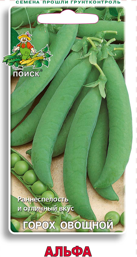 Семена горох овощной "альфа" 10 г (10/100) "поиск"