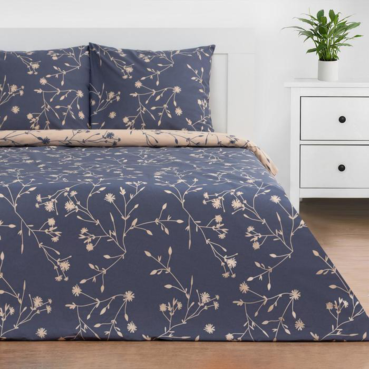 Постельное белье "этель" flowers евро (поплин) (1) 5424333