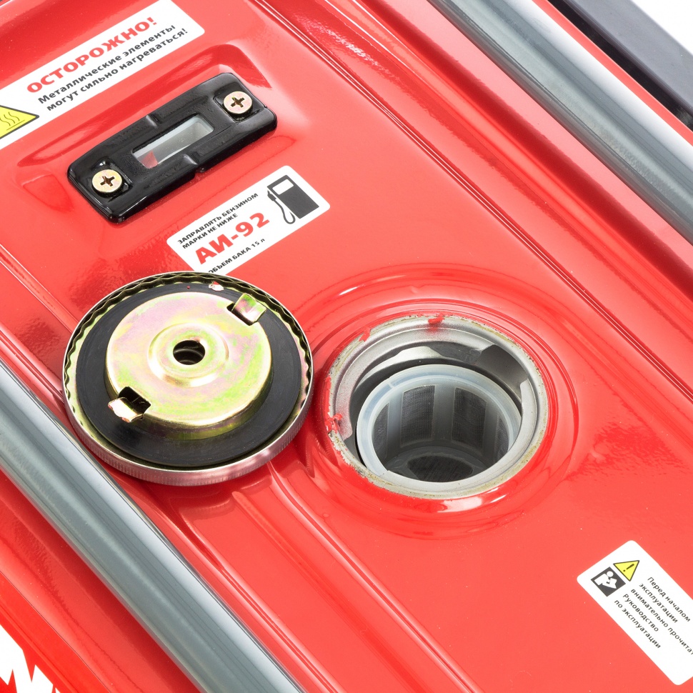 Генератор бензиновый LK 2500, 2.2 кВт, 230 В, бак 15 л, ручной старт Kronwerk (94687)