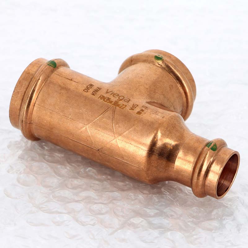 Тройник пресс медь Profipress G VIEGA 35 х 35 х 22