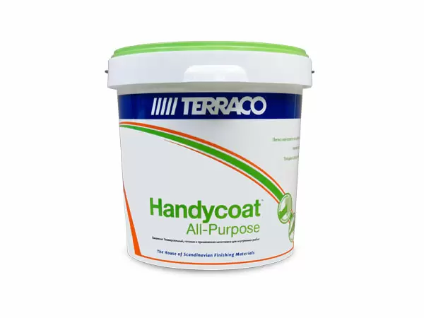 TERRACO HANDYCOAT ALL PURPOSE шпатлевка финишная легкого шлифования для внутренних работ (1,5кг)