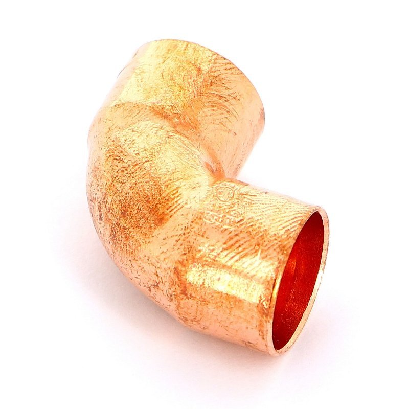 Угол двухраструбный 90° VIEGA пайка 15 мм медный