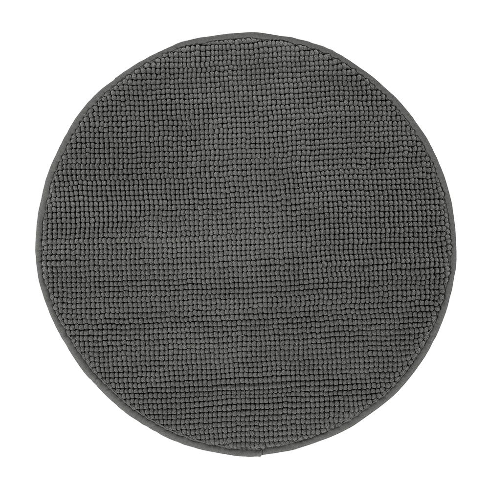 Коврик для ванной "spa" круглый d-55 см (серый) (1/10) "vortex" 24269