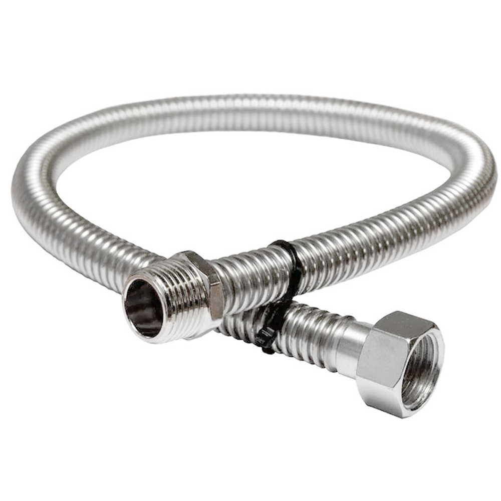 Подводка сильфонная для газа 1/2" 500 см гайка-штуцер  (1/20) "elka"