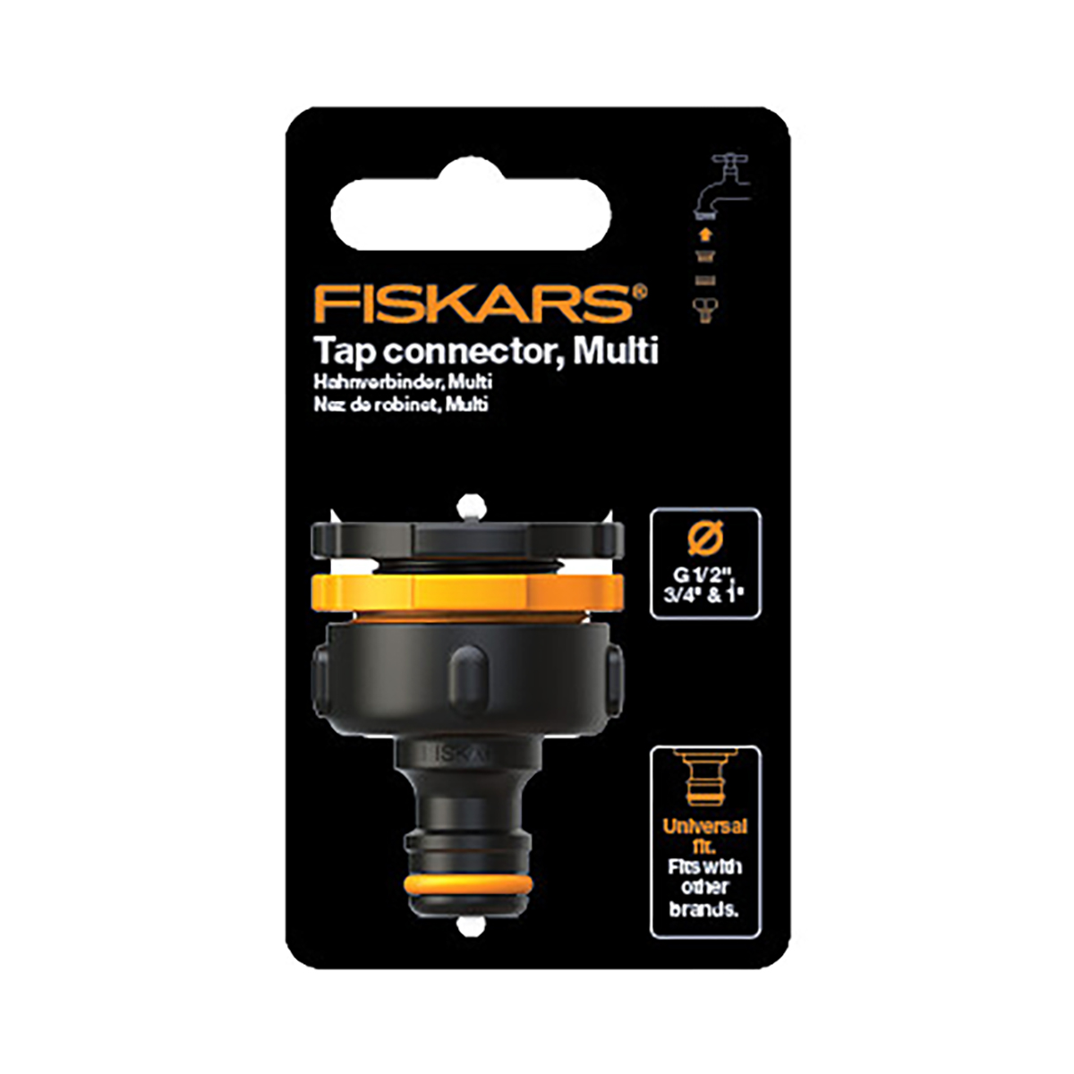 Штуцер для крана "multi" (1/8) "fiskars" 1027051