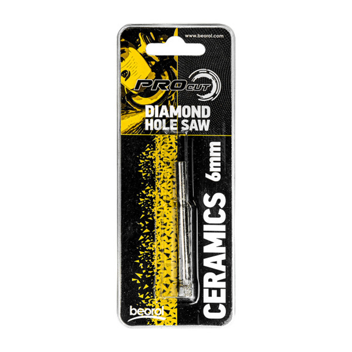 Коронка алмазная по керамике 6 мм (1/35/350) "beorol"