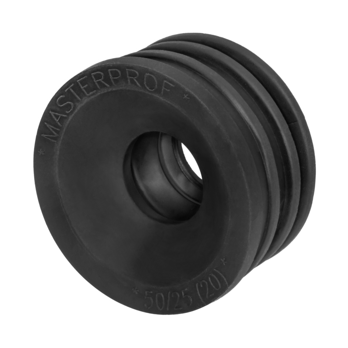 Манжета для канализации d=50 х 25 мм (черная) (20/300) "masterprof"