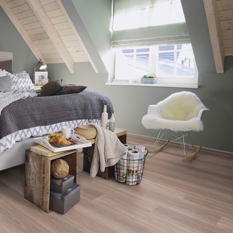 Кварц виниловый ламинат Wineo 400 Wood DB00115 Spirit oak silver