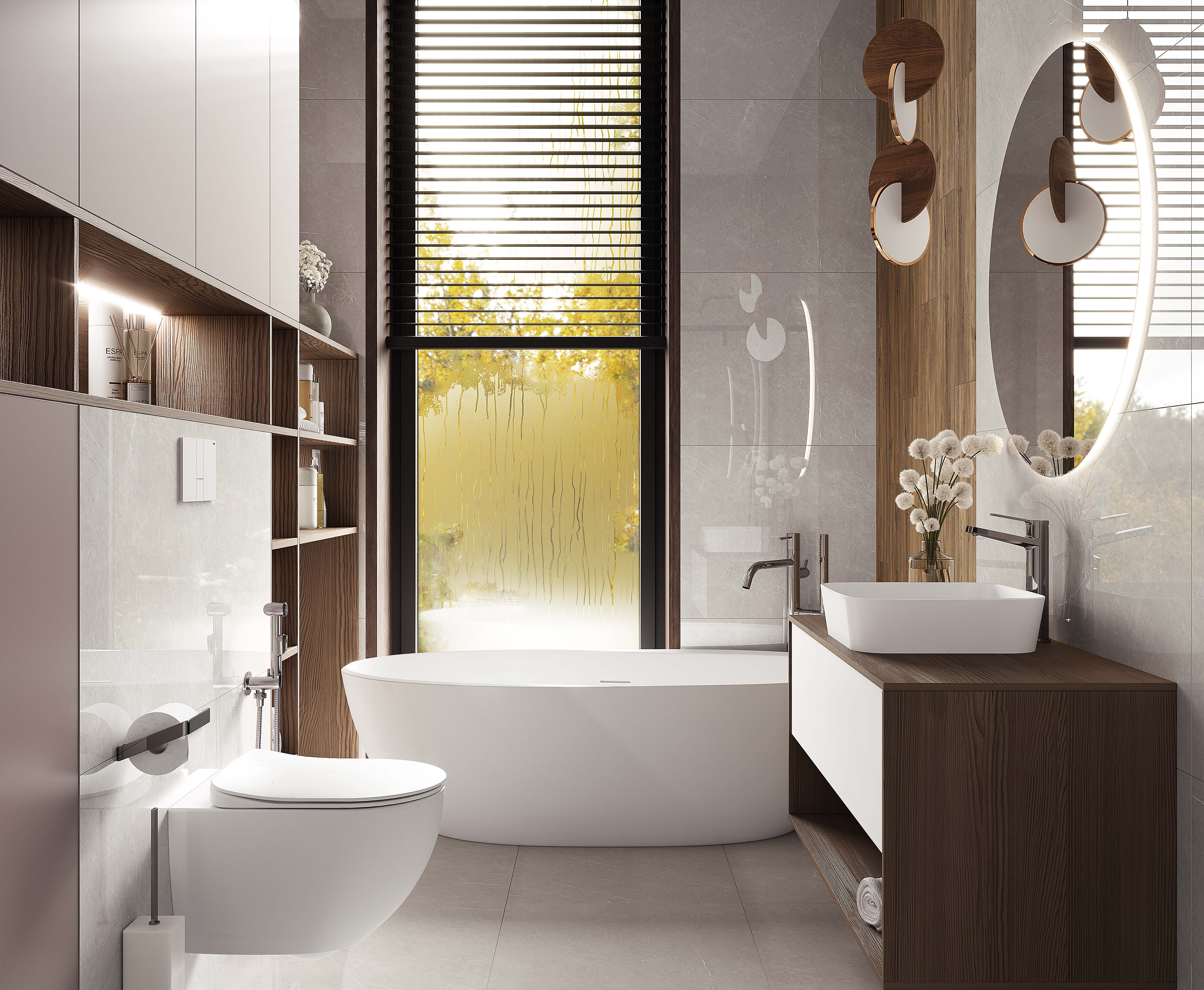 French smoke керамогранит светло-серый матовый 60x60