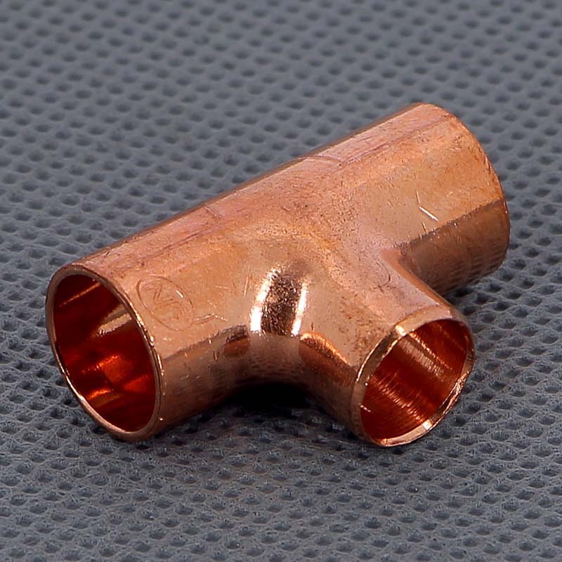 Тройник переходной под пайку 12 х 10 х 12 мм VIEGA медный