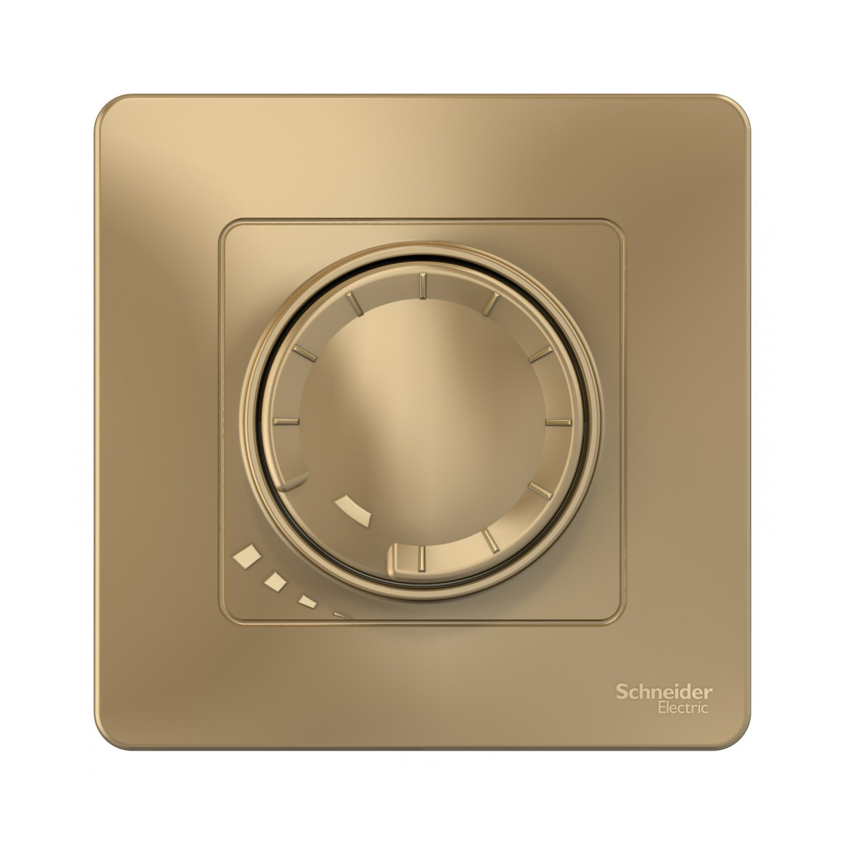 Диммер "blanca" 400 вт, титан (1/8/16) "schneider"