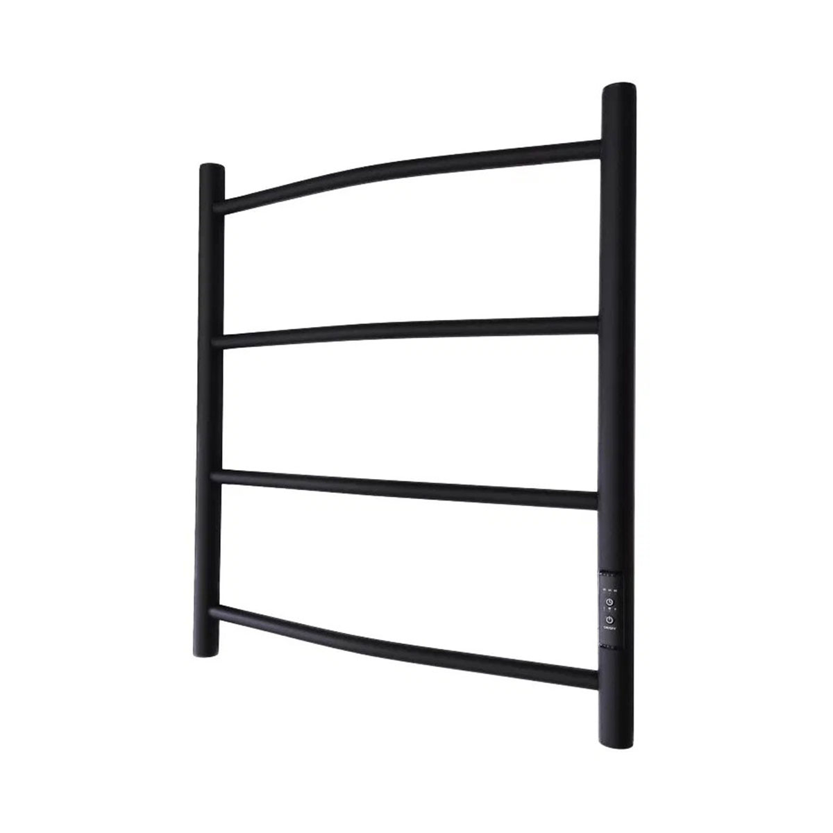 Полотенцесушитель электрич. вид 4 "ferrum" с таймером 500*800 (матовый черный) (1) "маргроид"