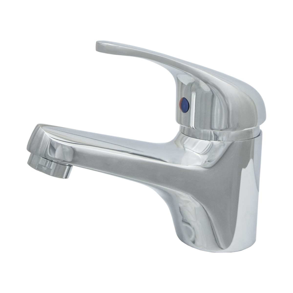 Смеситель для умывальника "эко" цс-см 27/3г d35 м42 монолитный (1/10)