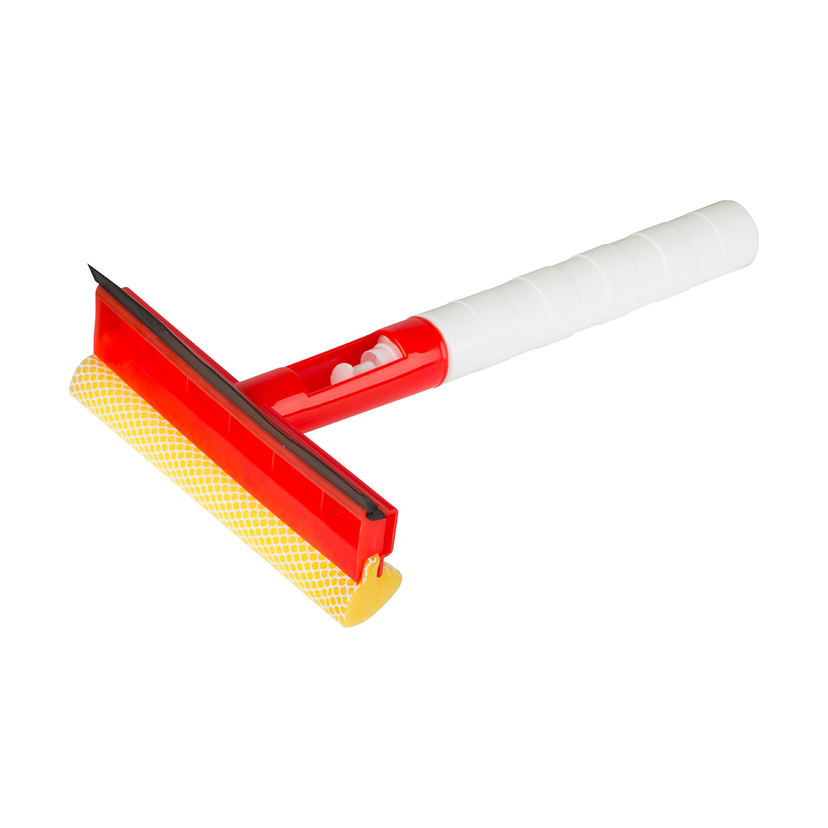 Щетка для мытья окон  ws-01-s  19,5 см с раcпылителем (1/12) "рыжий кот"