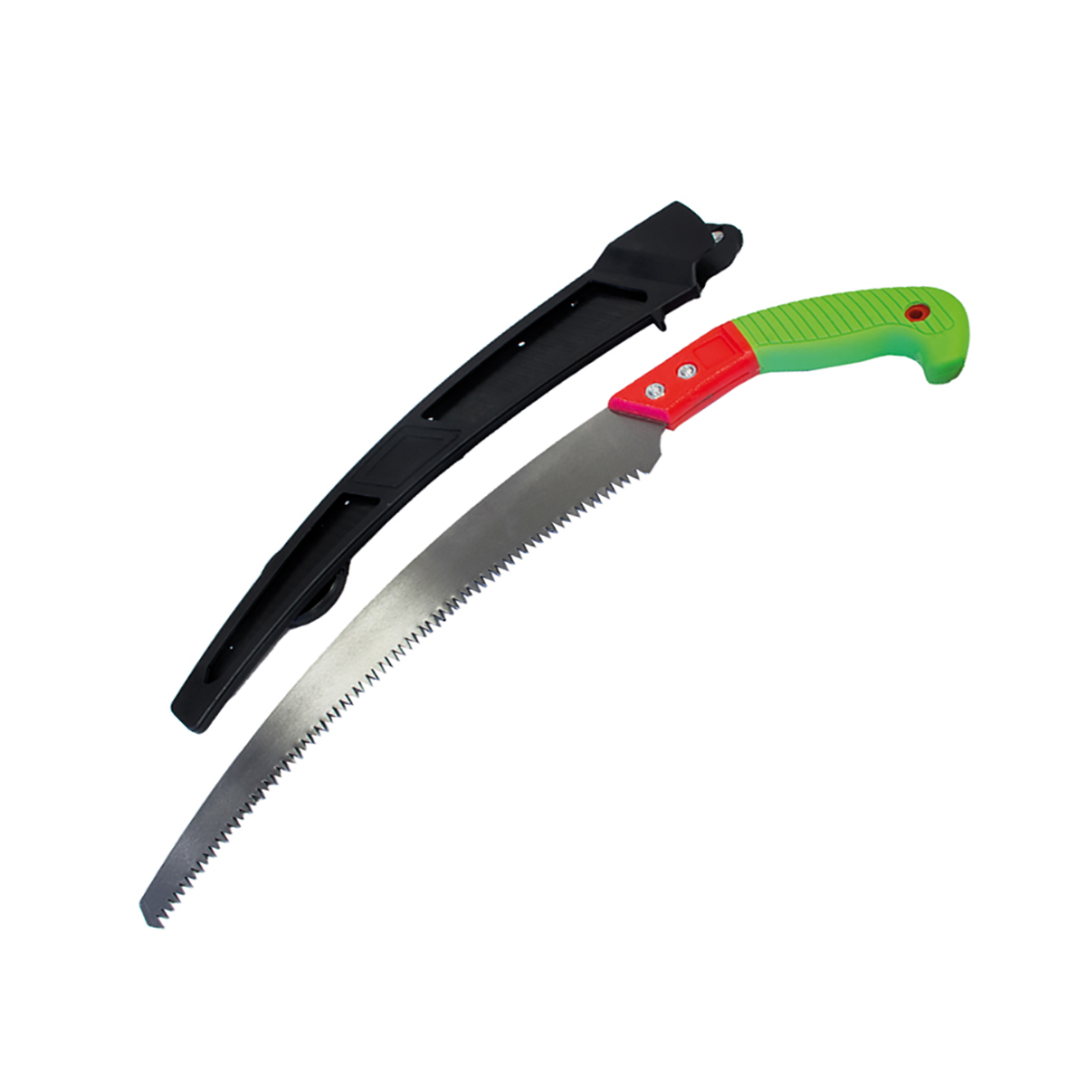 Пила садовая 505 мм 3d-заточка, двухкомп. ручка, ножны с подвесом (1/20) "feona"  126-0504