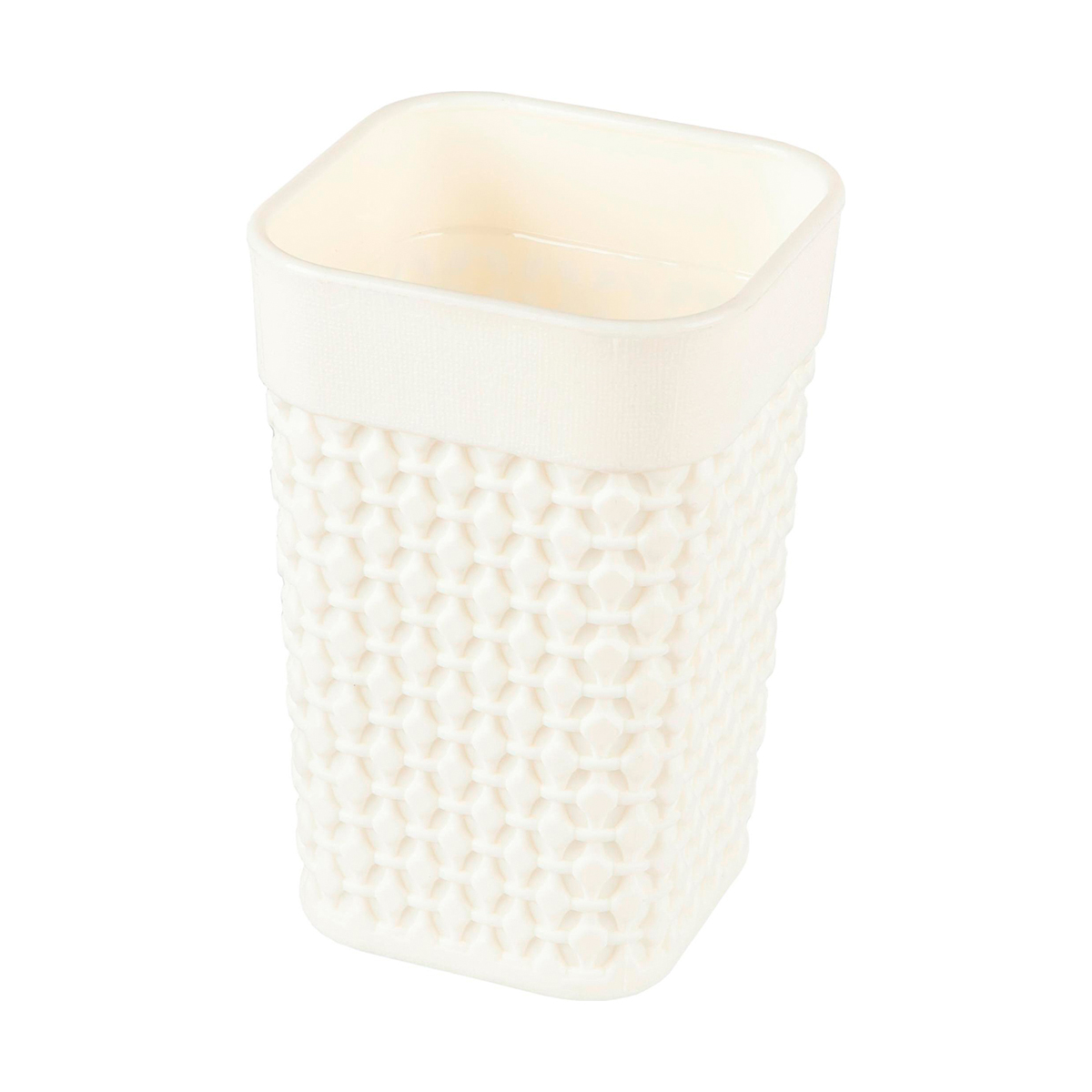 Стакан для ванной комнаты "oslo" молочный туман (1/20) "plast team"  pt1343мл-20