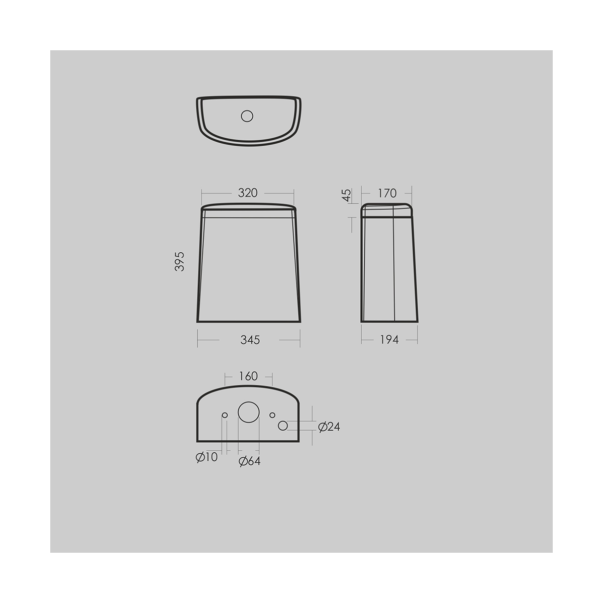 Унитаз напольный "fest" белый "sanita luxe"  wc.cc/fest/2-dm/wht.g/s1